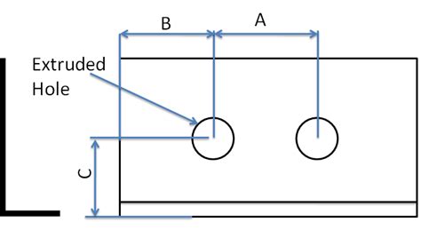 sheet metal extruded hole design|sheet metal rib design guidelines.